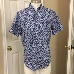 NWOT J. CREW men’s button down shirt daisy print